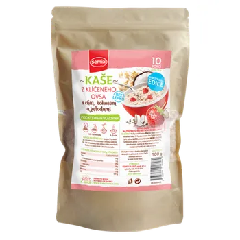 SEMIX - Kaše z klíčeného ovsa s chia, kokosem a jahodami bez lepku 500 g