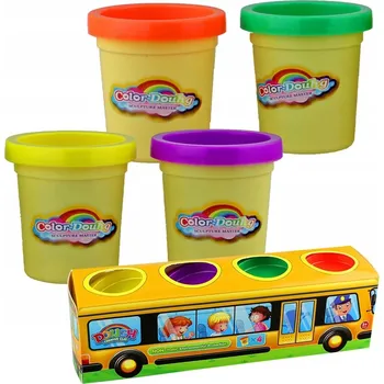 Modelovací hmota MODELOVACÍ HMOTA MODELÍNA AUTOBUS 4 KS