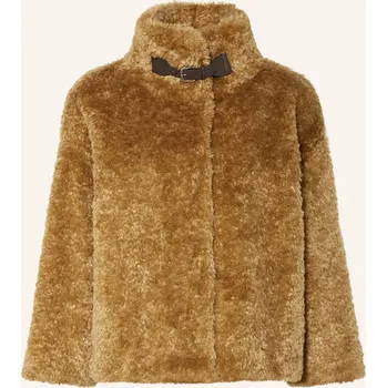 Herno Dámská Bunda Z Umělé Kožešiny, velbloudí, 42