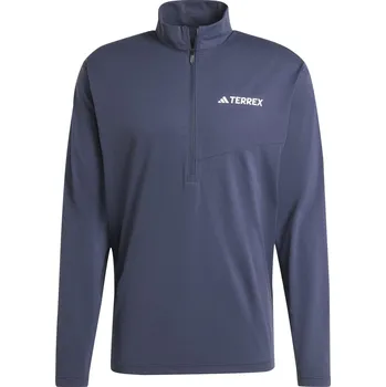 Pánské Tričko s dlouhým rukávem ADIDAS MT HALFZ LS TEE JM7084 – Tmavě modrá XL