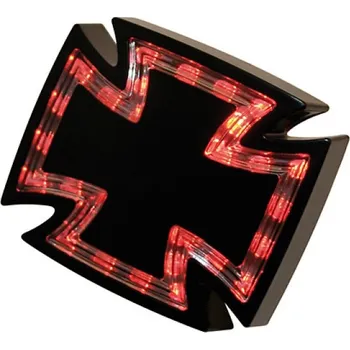 Osvětlení pro motocykl Highway Hawk Highway Hawk PW255-095 Světlo Gothic LED osvětlení SPZ černá 1ks Černá