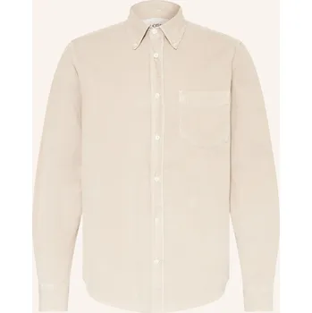 Pánská košile Closed Pánská Manšestrová Košile Comfort Fit, světle hnědá, 42