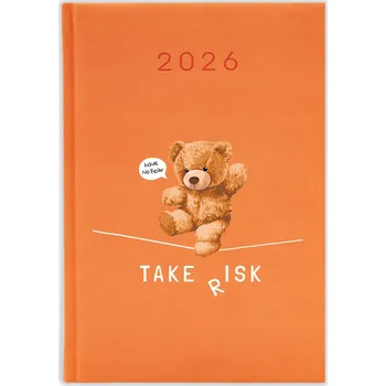 Kalendář Knižkový kalendář 2026 A5 FunnyCase modrý