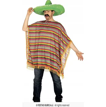 Karnevalový kostým Mexický Kostým ponča vel L