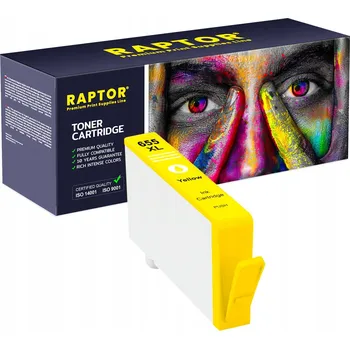 Žlutá inkoustová kazeta Raptor pro HP