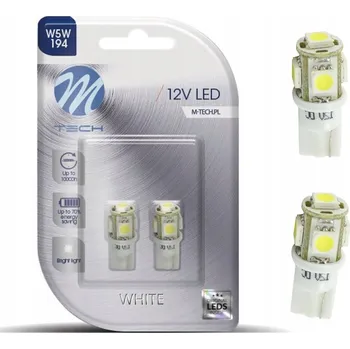 Autožárovka Žárovky M-Tech LB054W W5W 0,8 W 2 ks