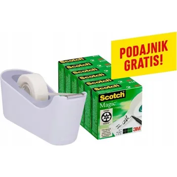 Lepicí páska Páska Scotch Magic 19 mm x 33 m 6 ks + odvíječ