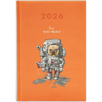 Kalendář Knižkový kalendář 2026 A5 FunnyCase modrý