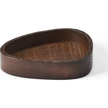 Úložný box Hnědý dekorativní dřevěný úložný box 14x12,5x3 cm Curve S – LIND DNA ID_1787868