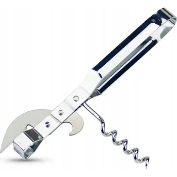 Otvírák OTVÍRÁK NA VÍNO, PLECHOVKY A KORKOVÝ ZÁVĚR NEREZOVÁ OCEL