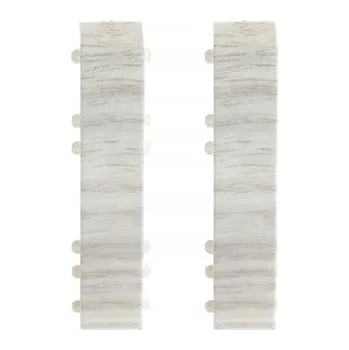 Podlahová lišta Spojka Cezar hliníková 22 x 75, délka 3 cm, dub