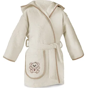 VEBA Dětský froté župan béžový, medvídek Velikost: 104