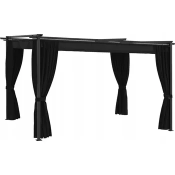 Zahradní altán Altán, 4x3 m, antracitová barva