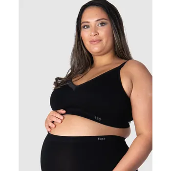 Podprsenka Dámská podprsenka Hotmilk Caress Seamfree Bamboo FULL CAP kojicí černá (CPB-full) M