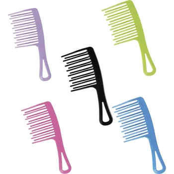 Eurostil 00434 Detangling Comb - velká hřeben na rozčesávání - dvojité zuby - barva dle dostupnosti - mix barev
