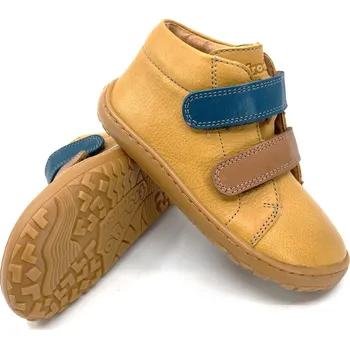 Chlapecké polobotky Barefoot Froddo G2130360-5 Mustard 23, Vnitřní délka boty: 15,0 cm, Vnitřní šířka boty: 6,5 cm
