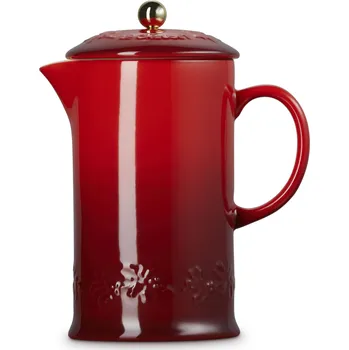 French press Le Creuset, Konvička s pístem na kávu Holly 1 l višňová - Formadore