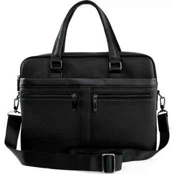 Pánská aktovka Pánská kožená brašna na 15" notebook a dokumenty SL41