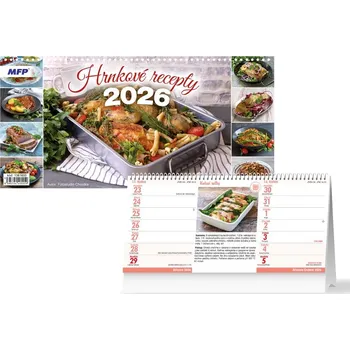 Kalendář MFP Stolní kalendář čtrnáctidenní hrnkové recepty 2026