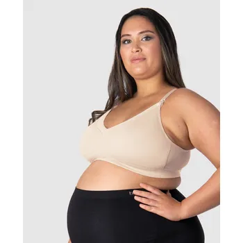 Podprsenka Dámská podprsenka Hotmilk Caress Seamfree Bamboo FULL CAP kojicí béžová (CPO-full) S