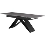Vikio Jídelní rozkládací stůl beton černá 160-200x90 TJS113S