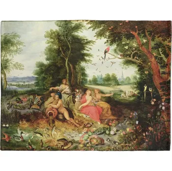 prostírání Prostírání na stůl Čtyři Živly Jan van Kessel (starší)