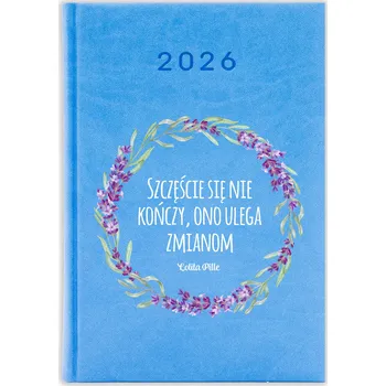 Kalendář Knižkový kalendář 2026 A5 FunnyCase modrý