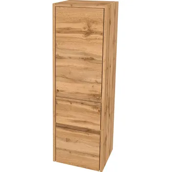 Koupelnový nábytek Mereo Opto Koupelnová skříňka vysoká 401x1247x360 mm, levé otevírání, Multidecor, Dub Wotan, CN995LDWOT