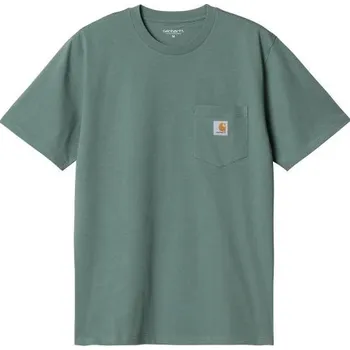 Pánské tričko TRIKO CARHARTT WIP Pocket S/S - zelená - XXL + při osobním odběru 903 Kč