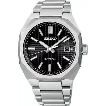 Hodinky Hodinky Seiko Astron NEXTER Black 39.6mm Solar Radio SBXY063