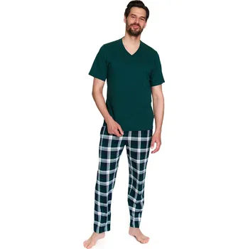Pánské pyžamo Pánské pyžamo DOCTOR NAP PMB.7368 EMERALD L 0