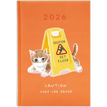 Kalendář Knižkový kalendář 2026 A5 FunnyCase modrý