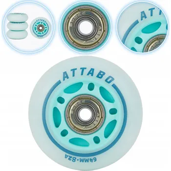 Kolečkové brusle Kolečka na kolečkové brusle ATTABO Flashled S modrá