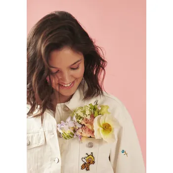 Dámská casual bunda Tatuum DŽÍNOVÁ BUNDA S VÝŠIVKOU – HALA