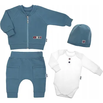 Chlapecký set 4 krémových dílů Nicol, vel. 68