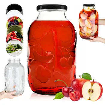 Sklenice Sklenice zavařovací Super Láhev Ovoce 5 l