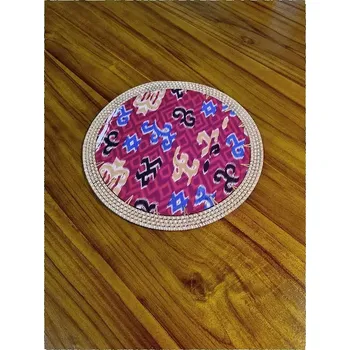 prostírání Prostírání ratanové kulaté s batikou