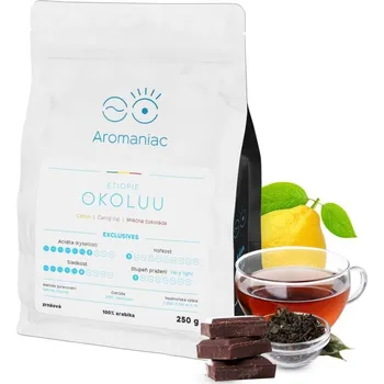 Káva Káva Aromaniac Etiopie Okoluu - zrnková, 250 g