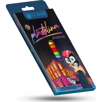 Modelovací hmota CLASA modelína 12 barev 8786