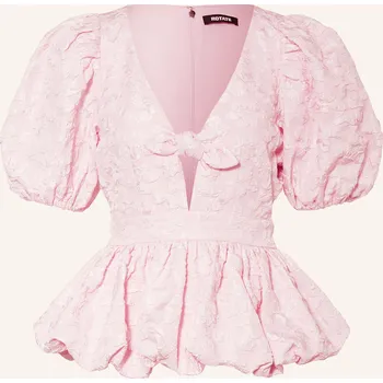 Rotate Dámský Žakárový Top S Volánky, růžová, 38