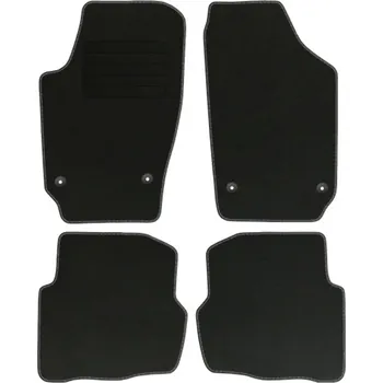 autokoberec Velurové autokoberce s upevněním v sadě Edecor