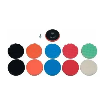 Brusný kotouč leštící kotouče molitan 125mm na úhlovou brusku vrtačku pro detailing