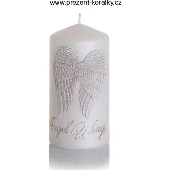 Svíčka Svíčka andělská křídla (Svíčka bílé barvy)