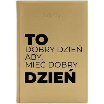 Kalendář Knižní kalendář 2026 A5 zlatý