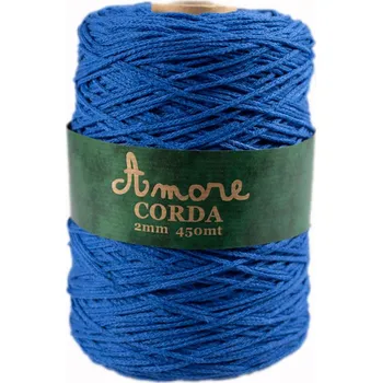 Příze Borgo de Pazzi Amore CORDA 2mm Royal 340 (Špagátová příze Amore CORDA 2mm 340)
