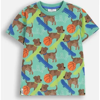 Dětské tričko zelené chlapecké 116 Coccodrillo ZC5