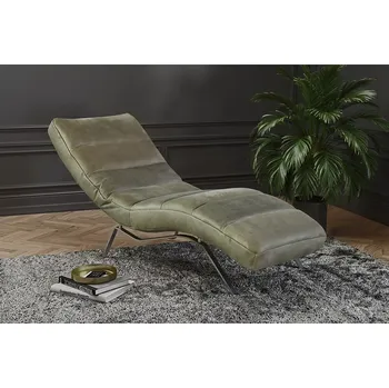 Křeslo Kožené relaxační křeslo Swing