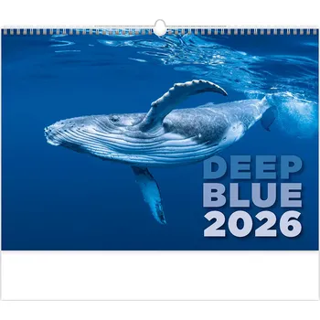 Kalendář Helma365 Nástěnný kalendář Deep Blue 2026