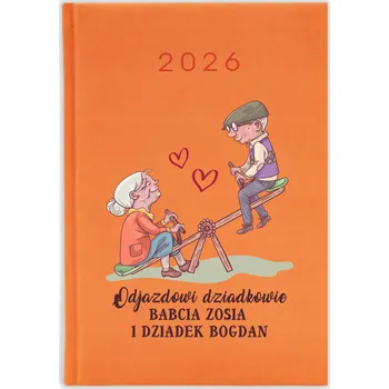 Kalendář Knižkový kalendář 2026 A5 FunnyCase modrý