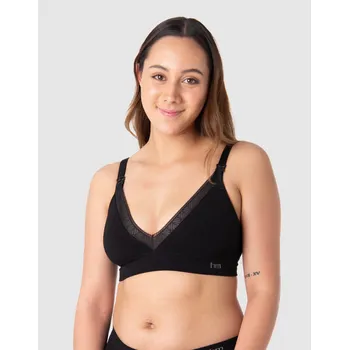 Podprsenka Dámská podprsenka Hotmilk Caress Seamfree Bamboo REGULAR CAP kojicí černá (CPB-regular) XXL